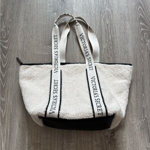 Victoria's Secret Black and Cream big Tote